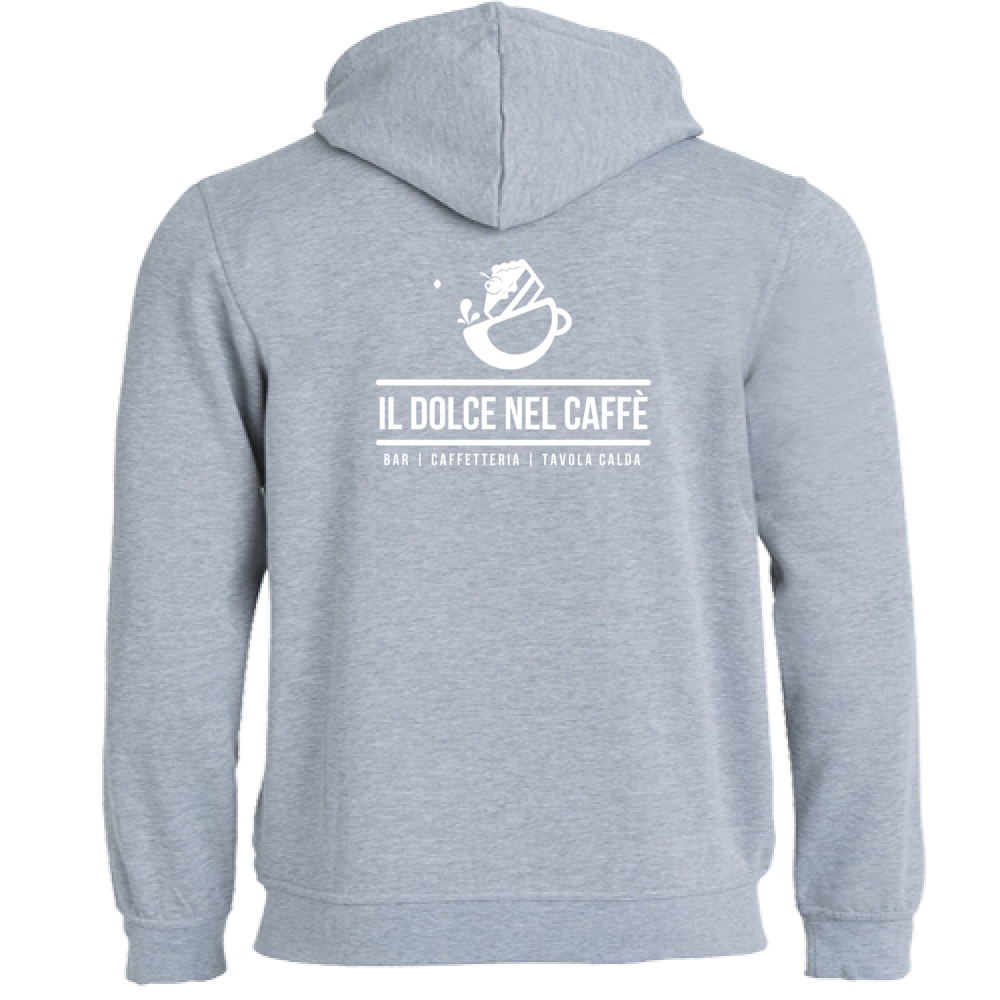 Felpa Premium Cappuccio Zip Zip dolce retro