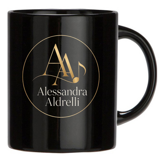 Tazza Nera Alessandra Voice