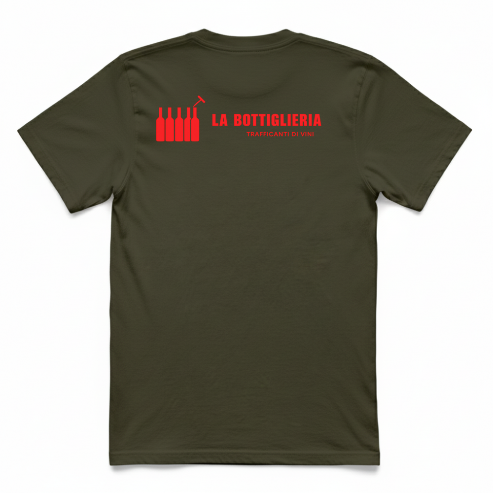 T-Shirt Unisex Stampa Retro La Bottiglieria