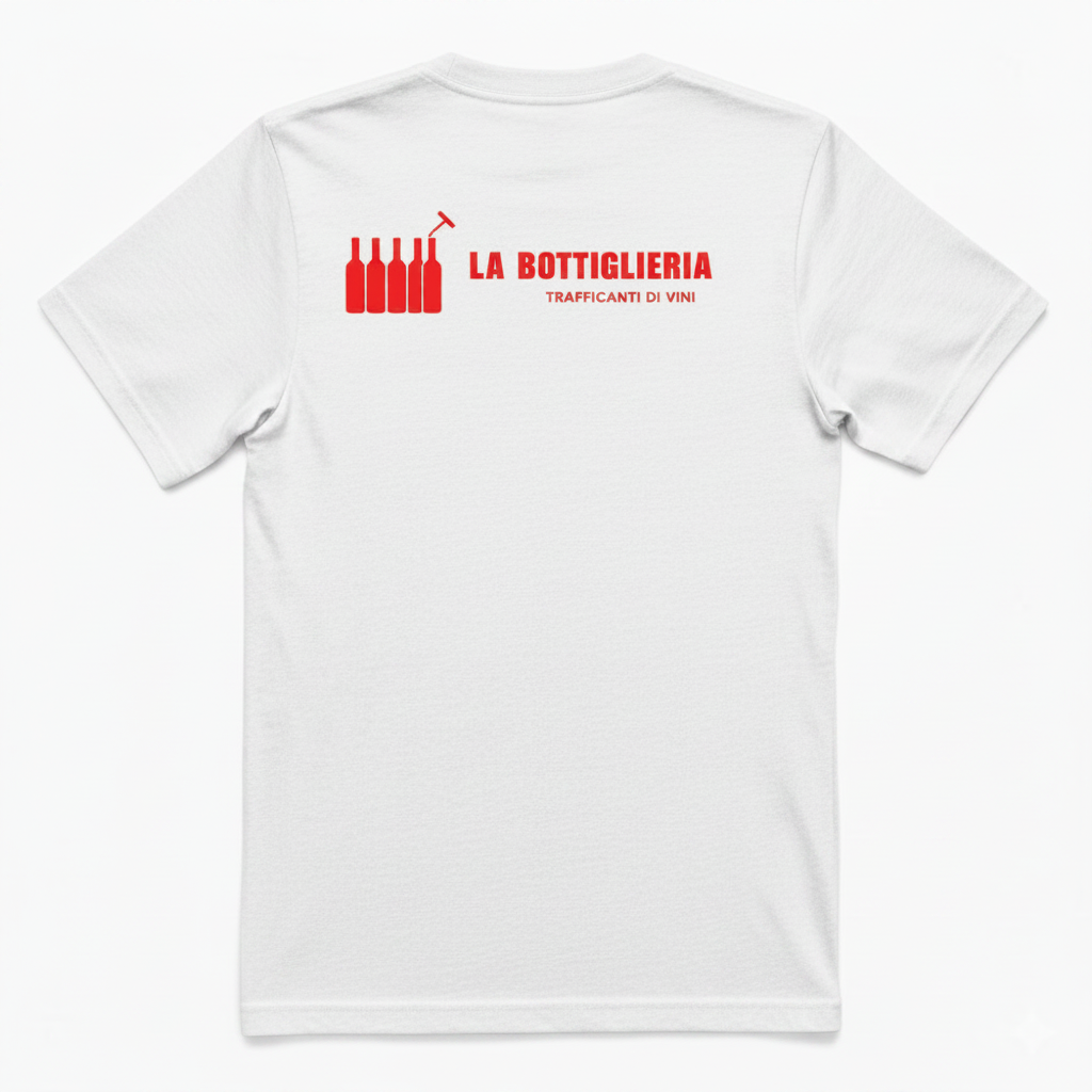 T-Shirt Unisex Stampa Retro La Bottiglieria
