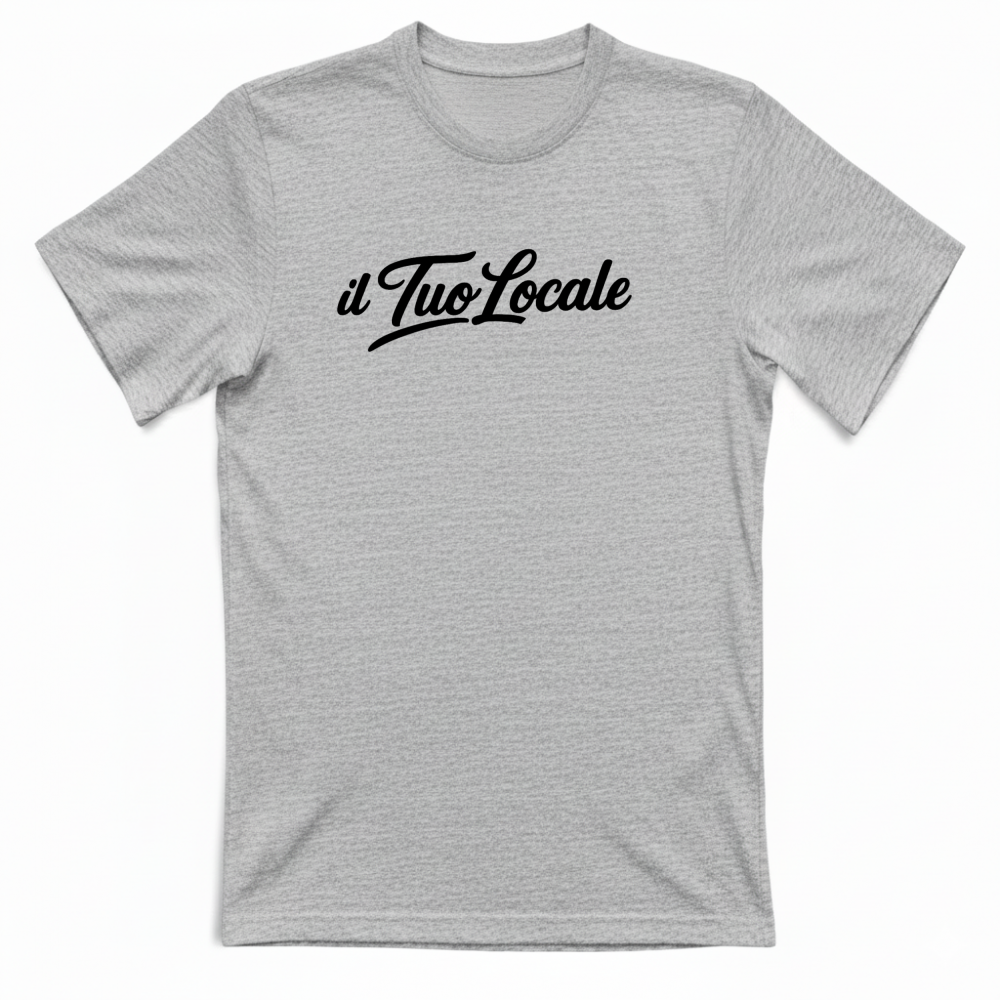 T-Shirt Unisex Stampa Fronte Il Tuo Locale