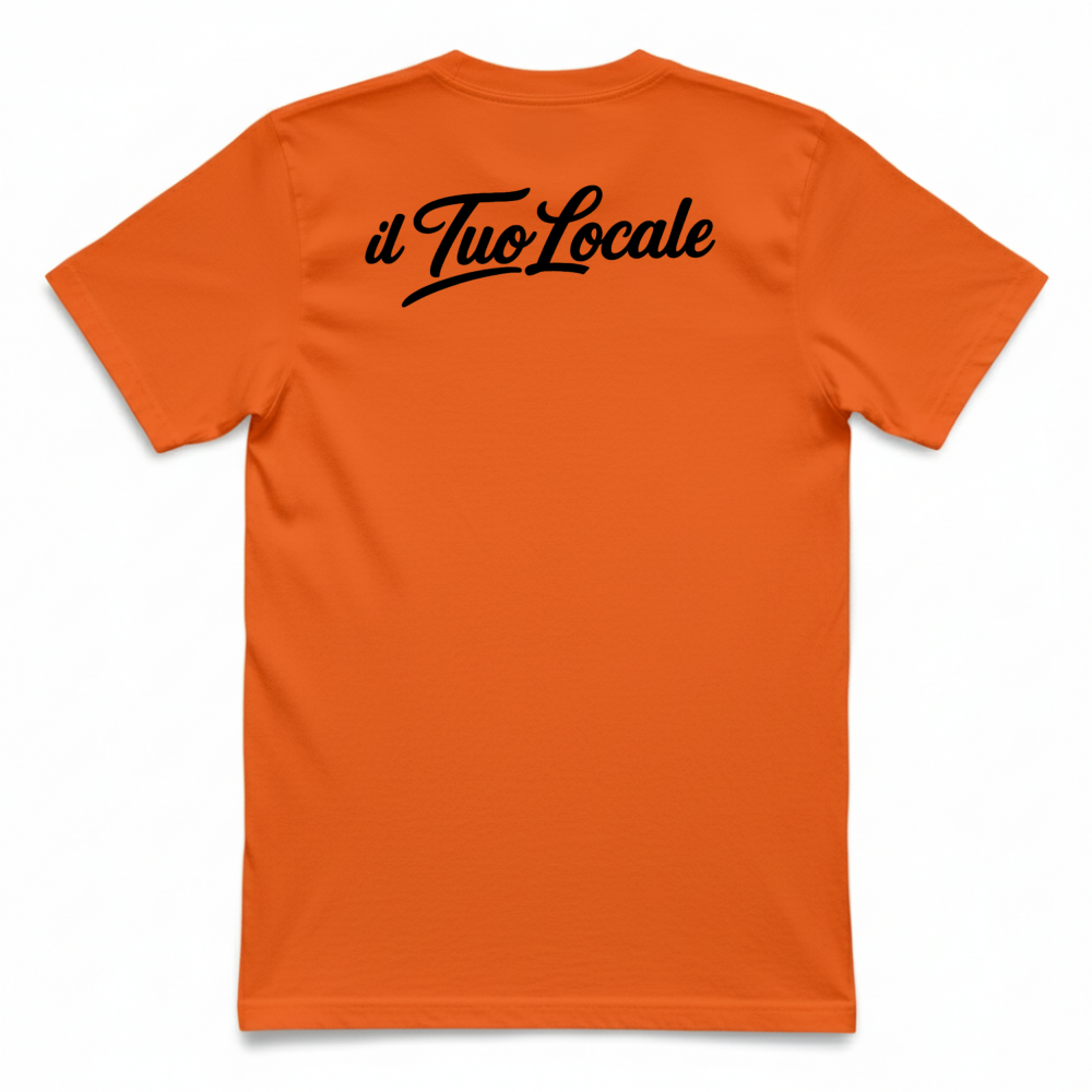 T-Shirt Unisex Stampa Retro Il Tuo Locale
