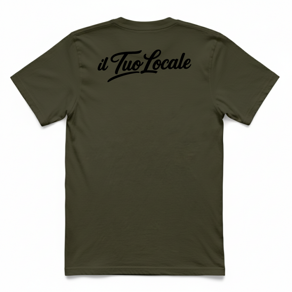 T-Shirt Unisex Stampa Retro Il Tuo Locale