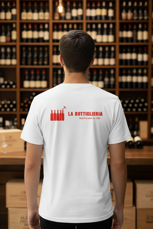 T-Shirt Unisex Stampa Retro La Bottiglieria