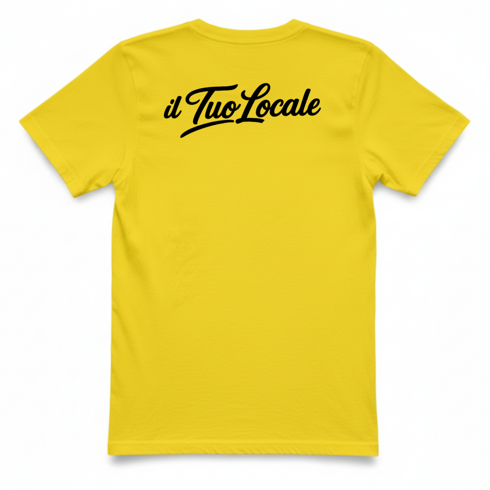 T-Shirt Unisex Stampa Retro Il Tuo Locale