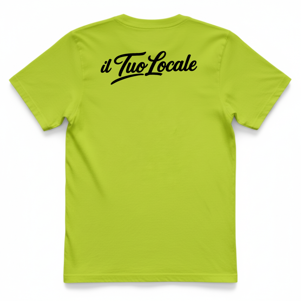 T-Shirt Unisex Stampa Retro Il Tuo Locale