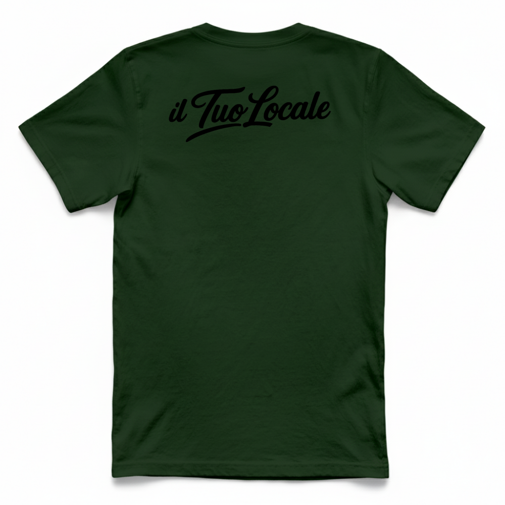 T-Shirt Unisex Stampa Retro Il Tuo Locale