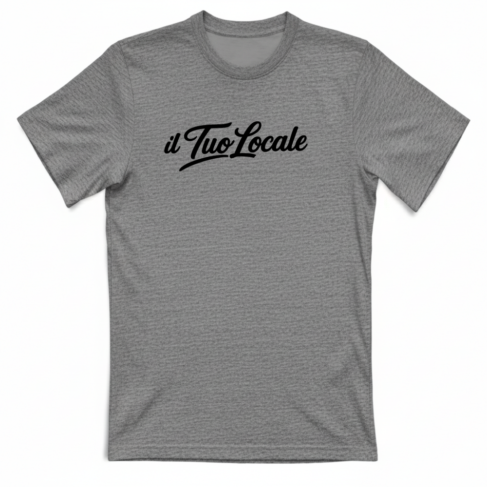 T-Shirt Unisex Stampa Fronte Il Tuo Locale
