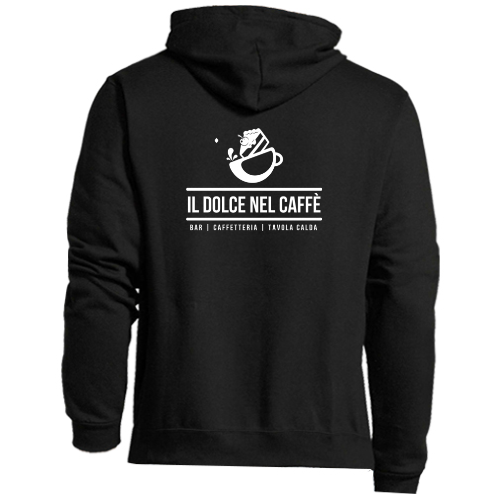 Felpa Premium Cappuccio Zip Zip dolce retro