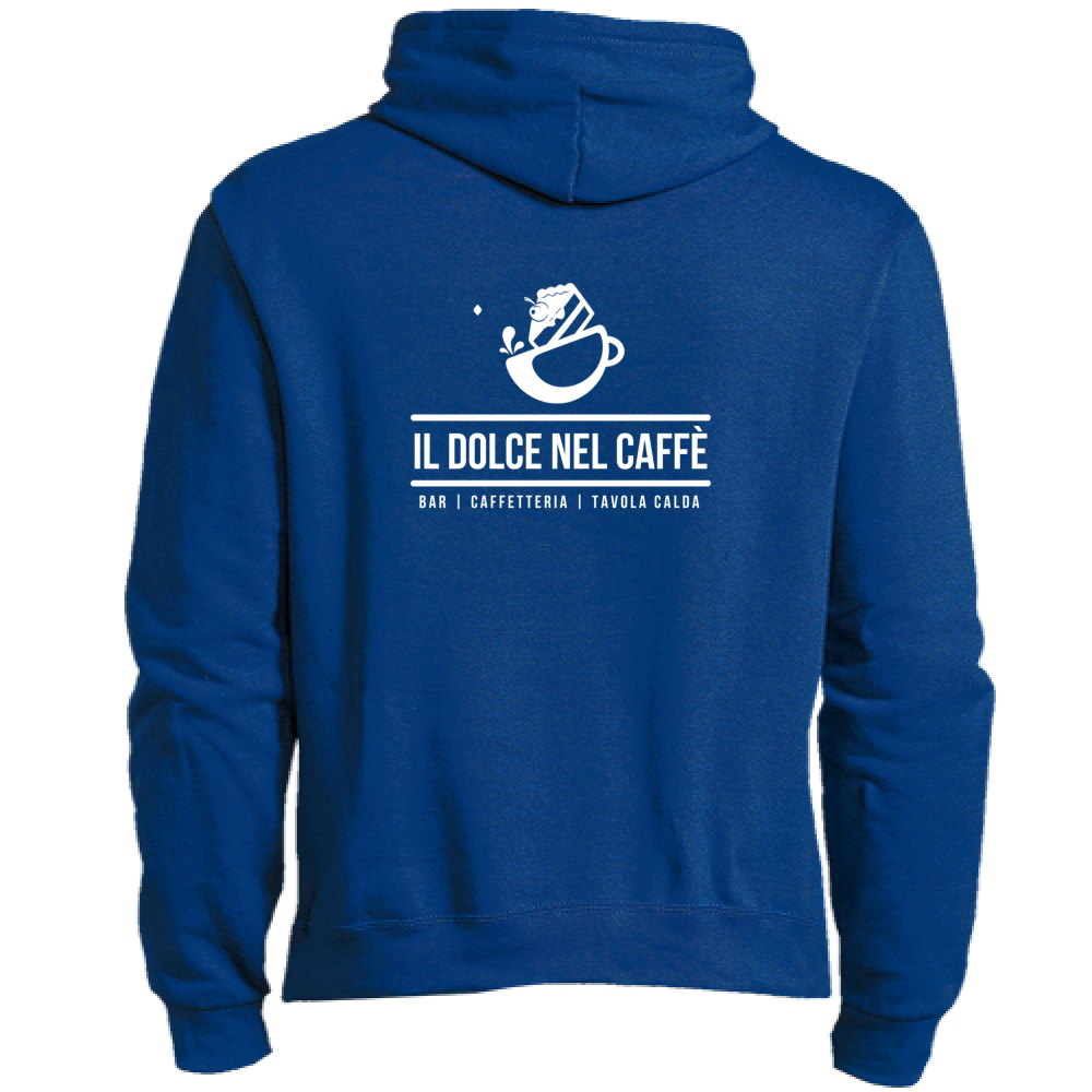 Felpa Premium Cappuccio Zip Zip dolce retro