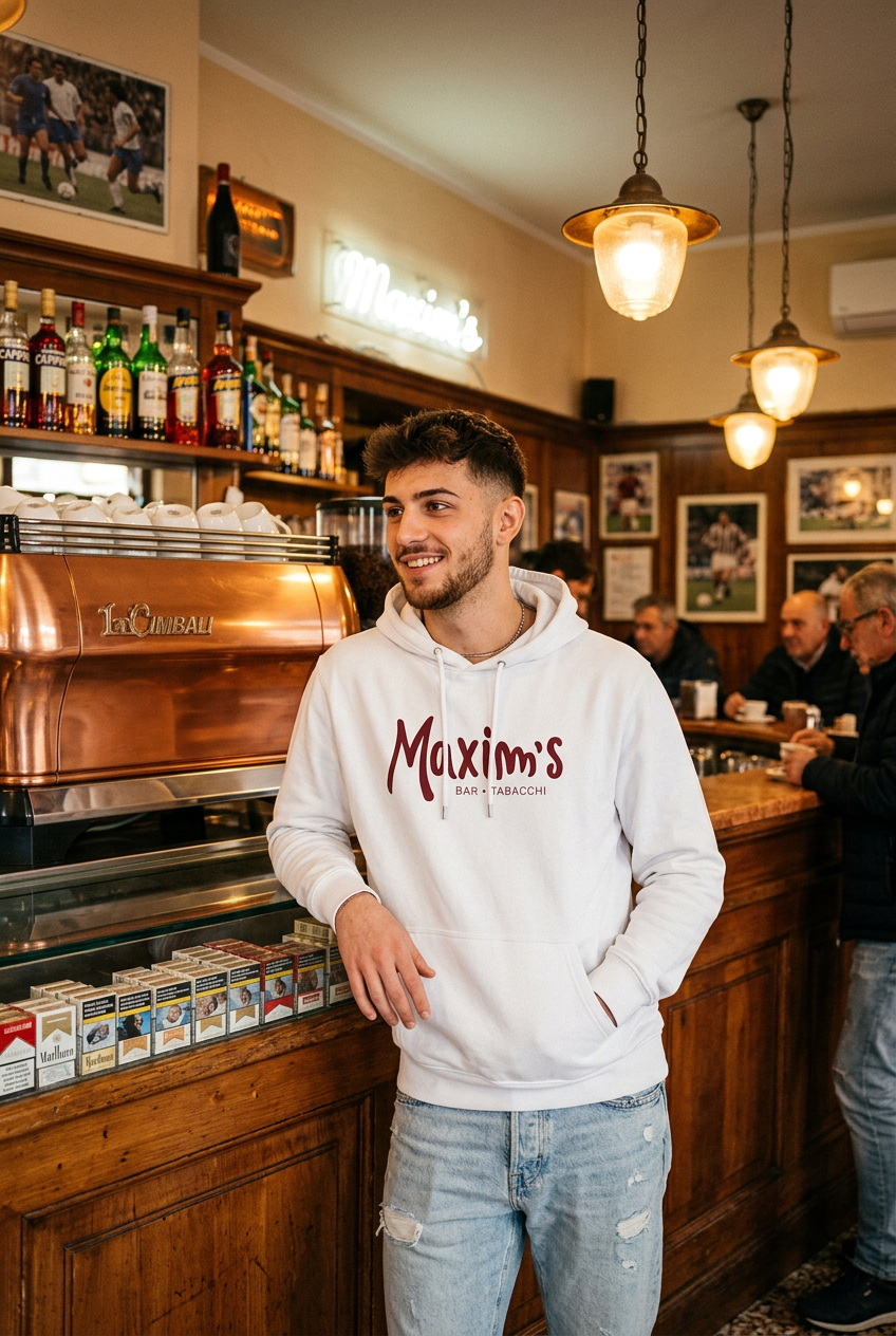 Felpa Unisex con Cappuccio Maxim's