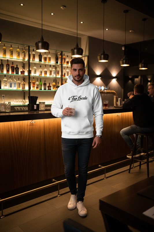 Felpa Unisex con Cappuccio Il Tuo Locale