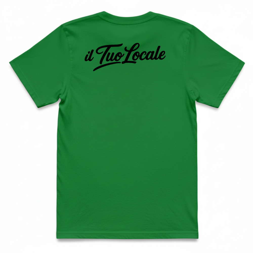 T-Shirt Unisex Stampa Retro Il Tuo Locale