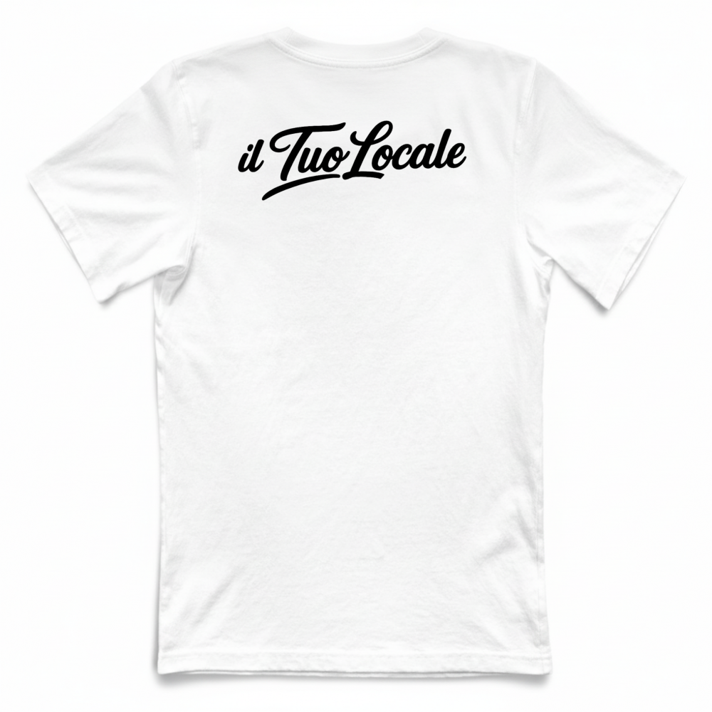 T-Shirt Unisex Stampa Retro Il Tuo Locale
