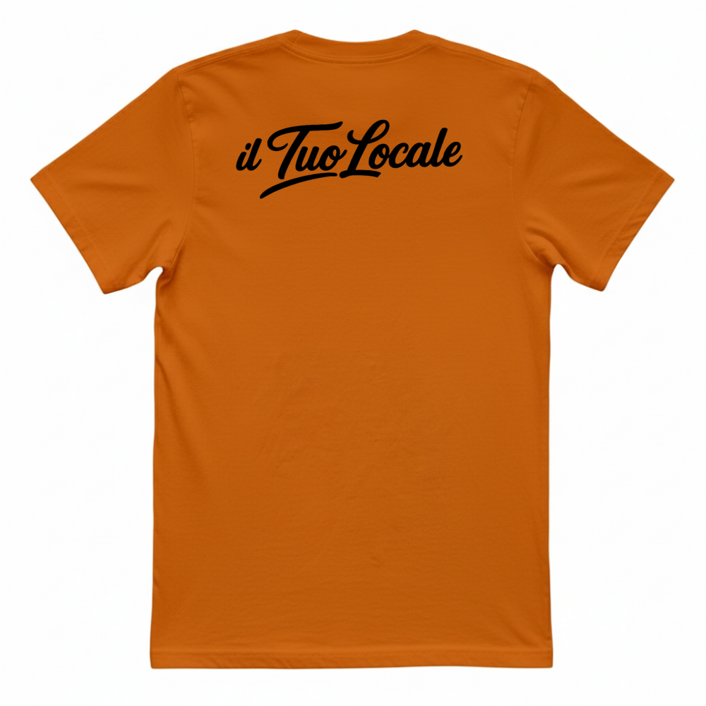 T-Shirt Unisex Stampa Retro Il Tuo Locale