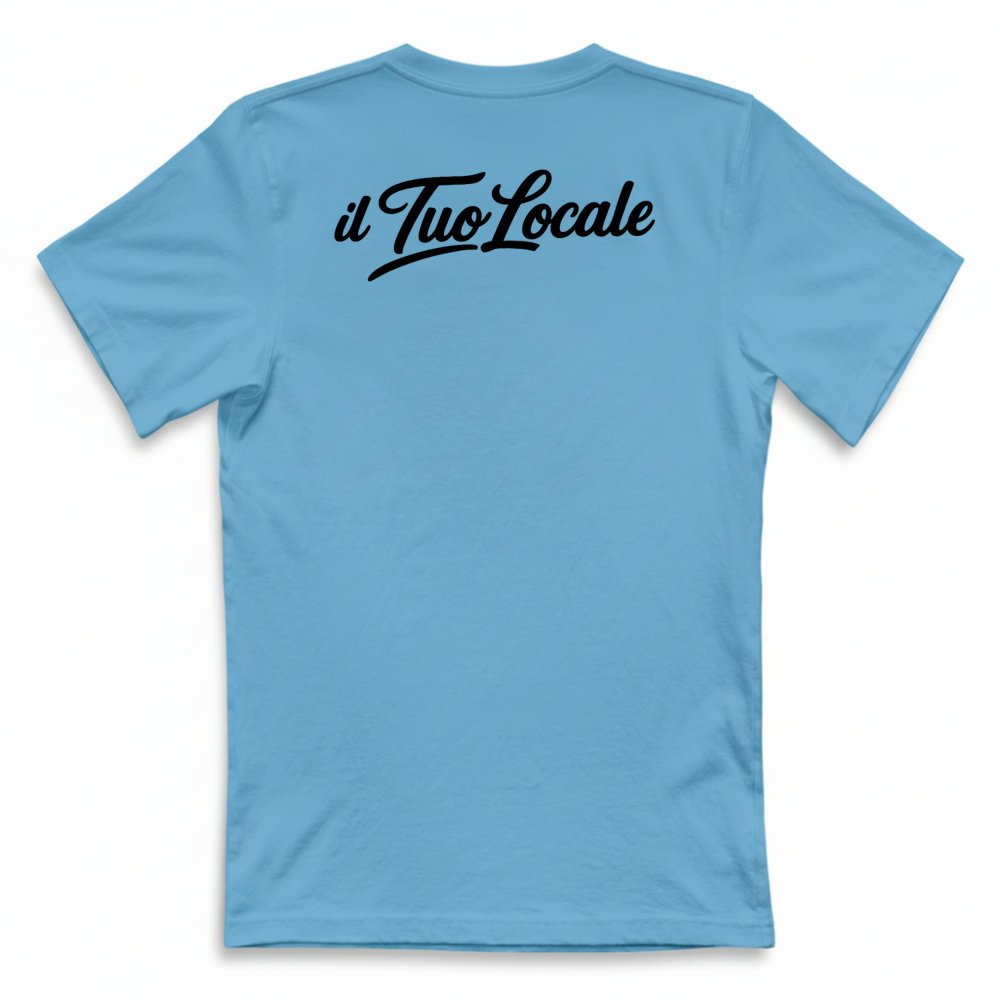 T-Shirt Unisex Stampa Retro Il Tuo Locale
