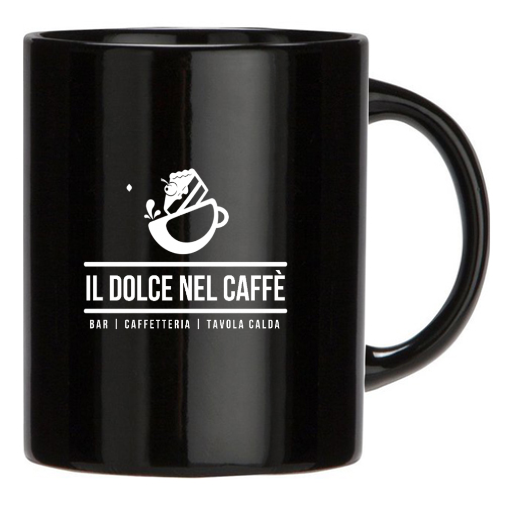 Tazza Nera Il Dolce nel Caffè