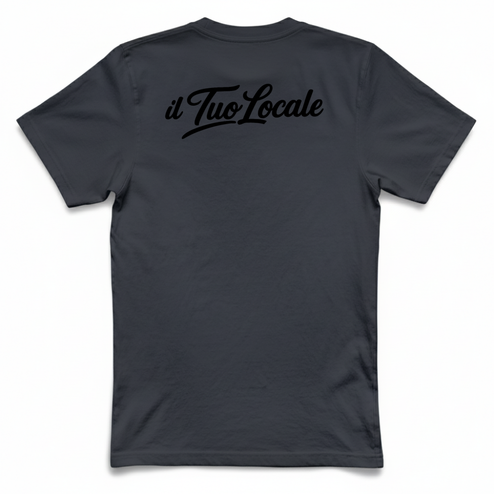 T-Shirt Unisex Stampa Retro Il Tuo Locale