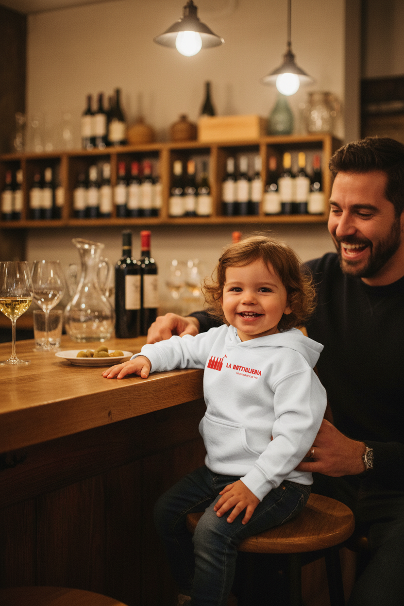 Felpa Bambino con Cappuccio La Bottiglieria