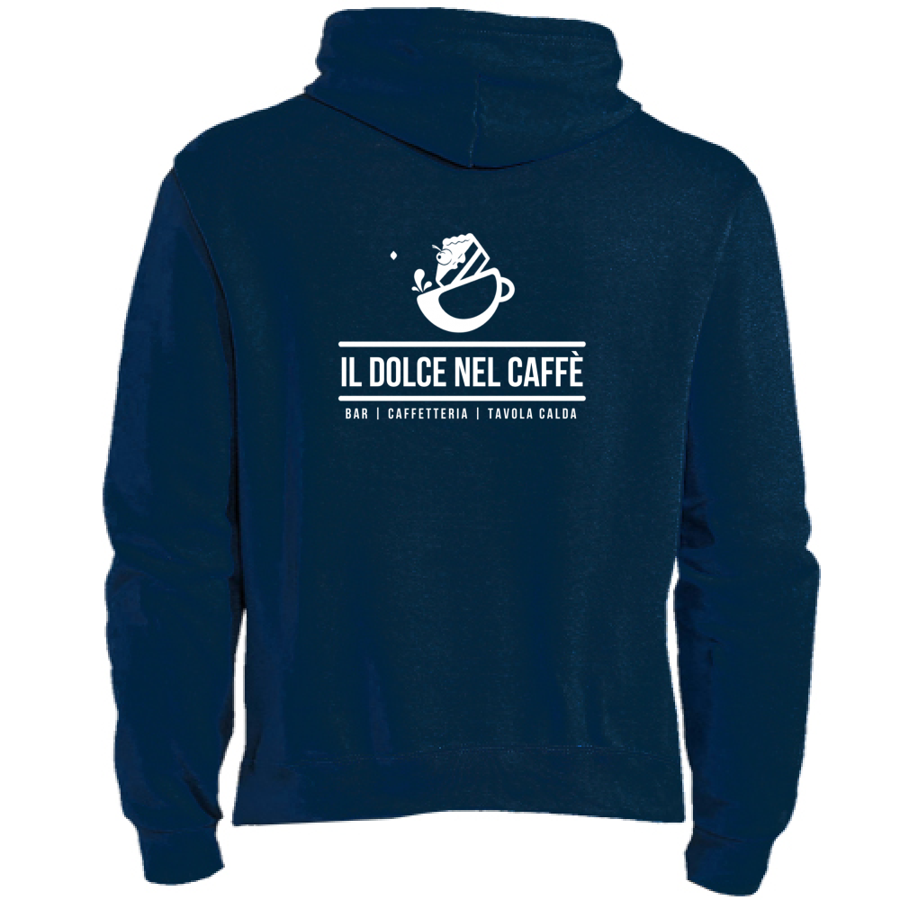 Felpa Premium Cappuccio Zip Zip dolce retro