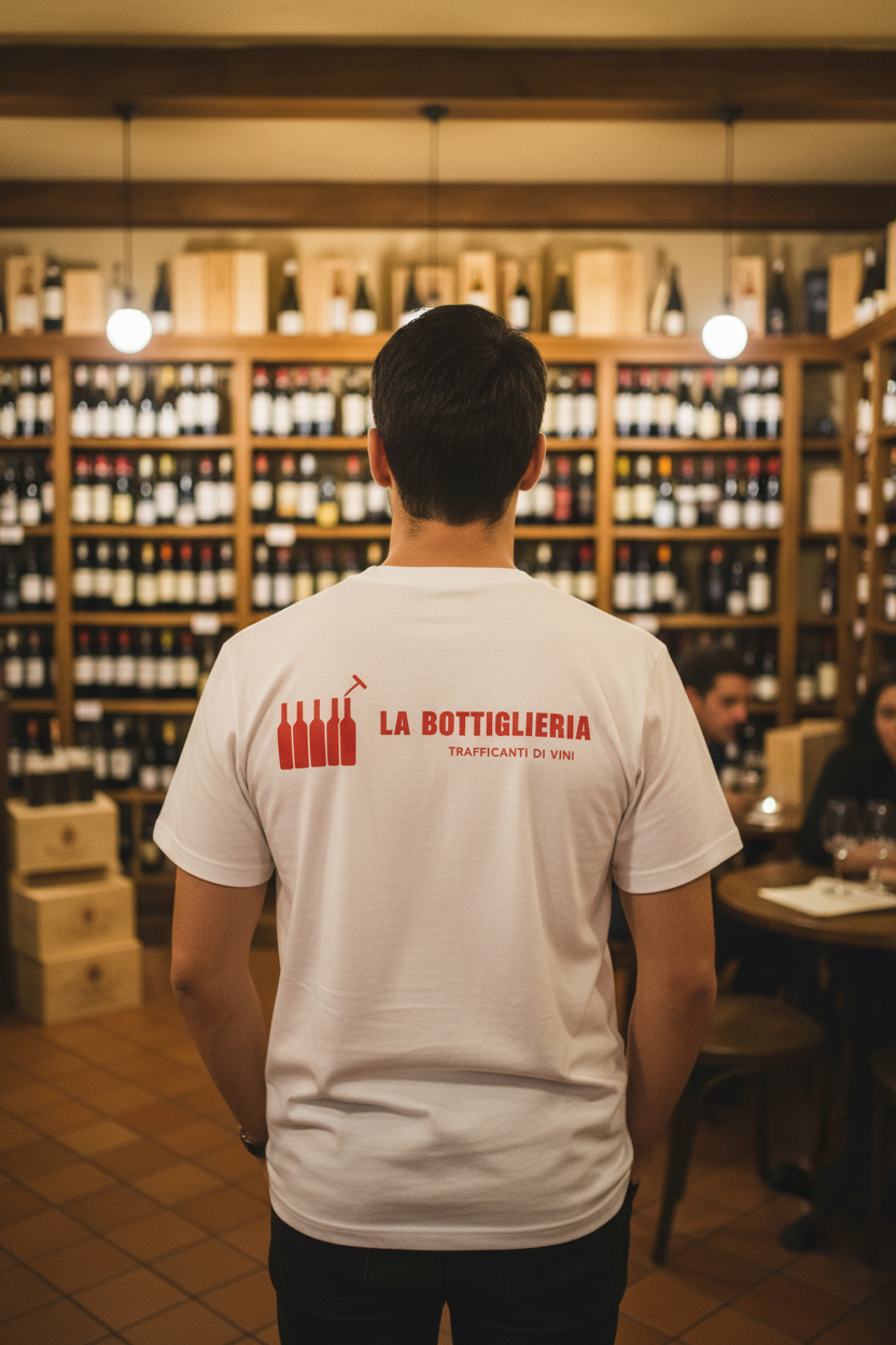 T-Shirt Unisex Large La Bottiglieria