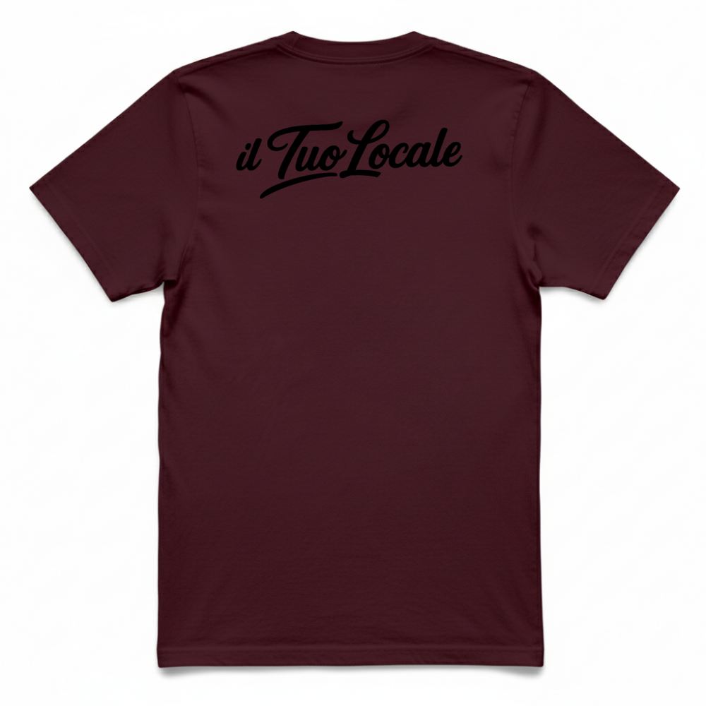 T-Shirt Unisex Stampa Retro Il Tuo Locale